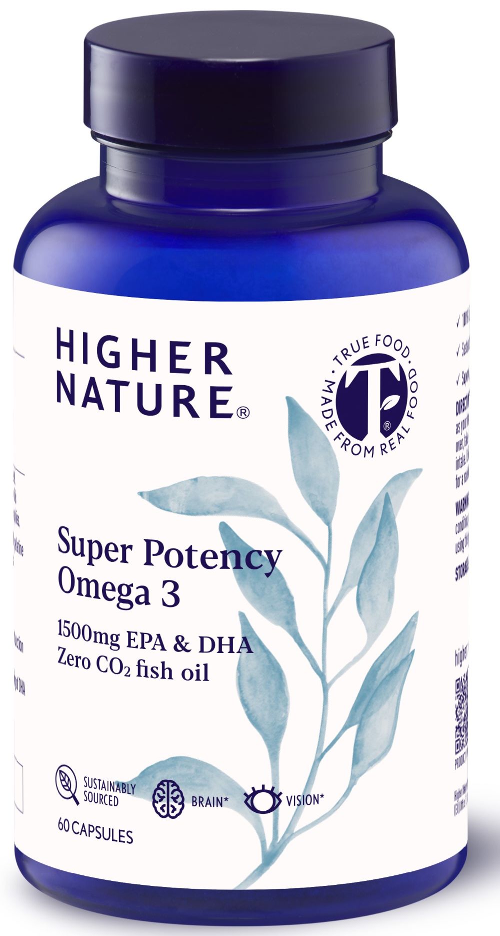 Higher Nature_Pure omega 3 fish oil 60 capsules
