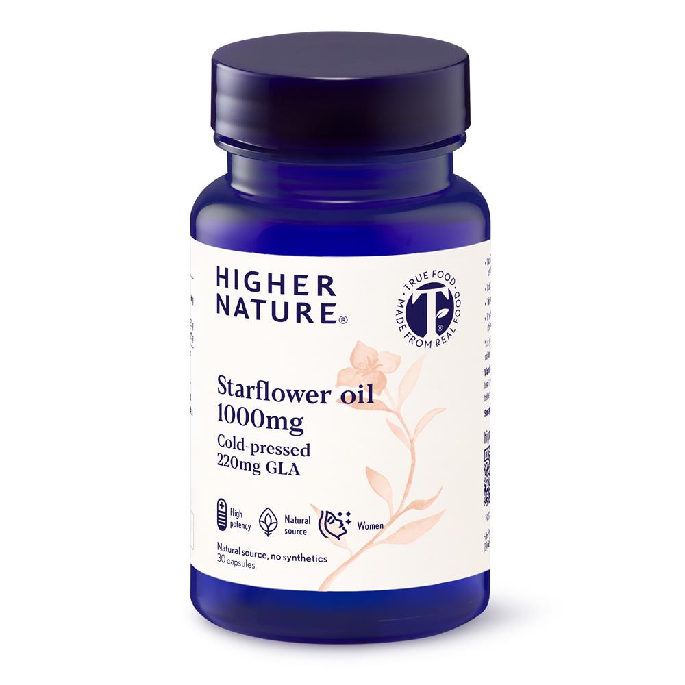 Higher Nature_Starflower Oil 1000mg Cold pressed 220mg GLA