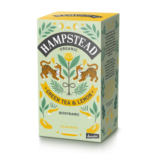 Hampstead Tea_Organic Biodynamic Lemon Green Tea 20 Bag