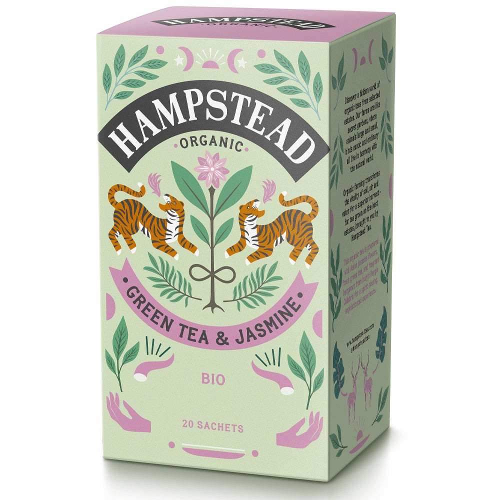 Hampstead Tea_Organic Jasmine Green Tea 20 Bag