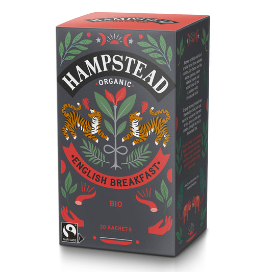 Hampstead Tea_Organic English Breakfast Tea 20 Bag-pack of 2