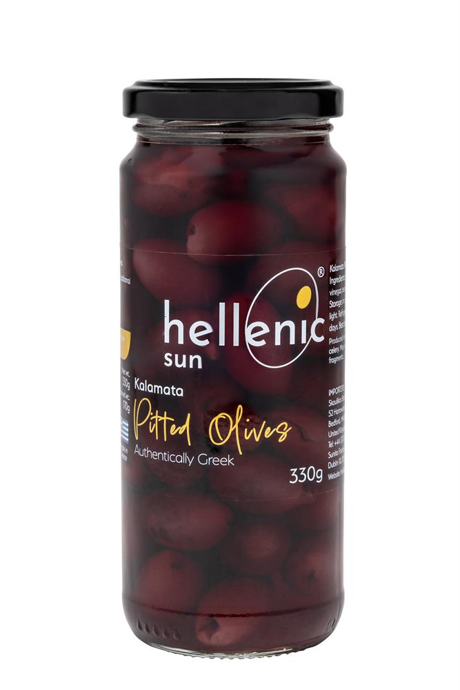 Hellenic Sun_Kalamata Pitted Olives 330g-pack of 2