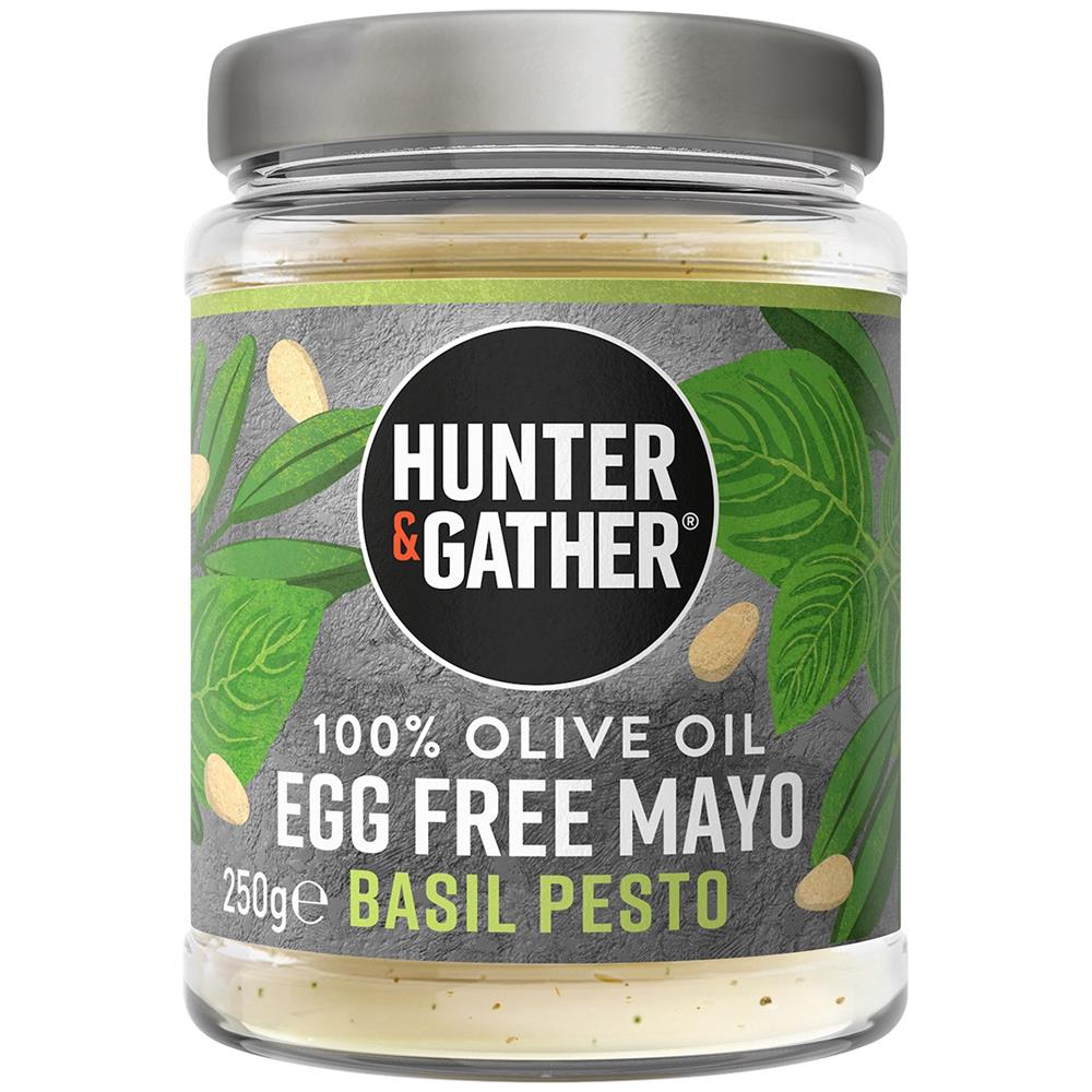 Hunter and Gather_Egg Free Pesto Olive Oil Mayo 250g