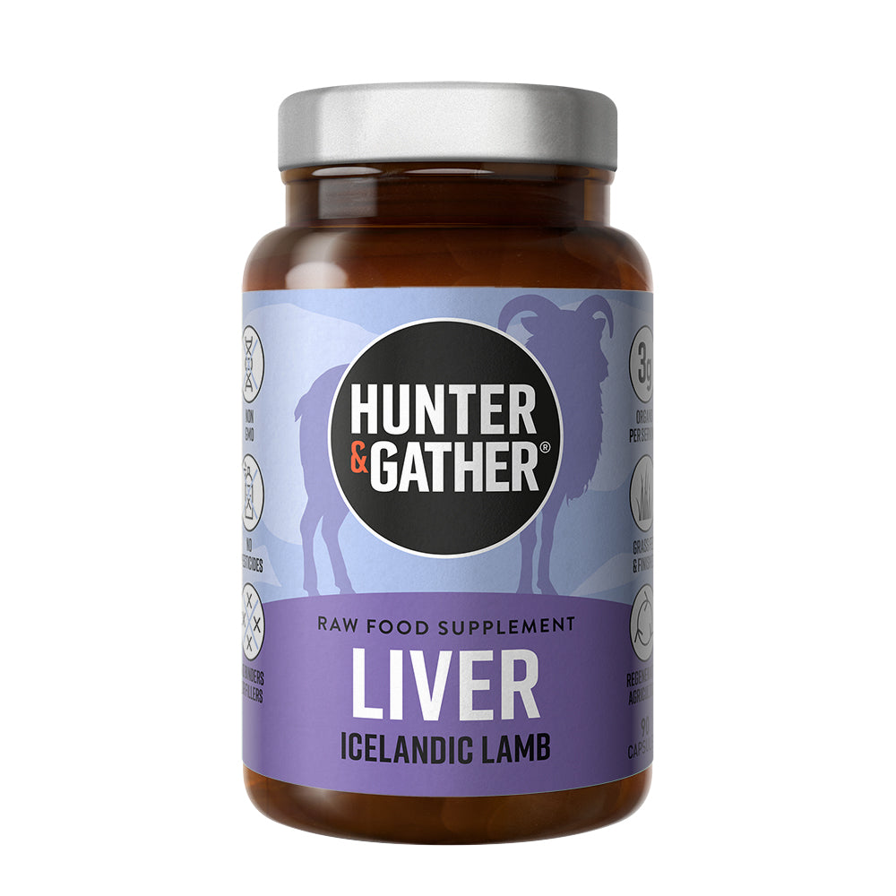 Hunter and Gather_Liver Capsules - Wild Roaming Grass Fed Lamb - 90 Capsules