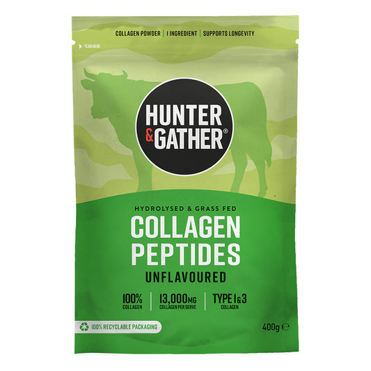 Hunter and Gather_100% Bovine Collagen Protein Powder Unflavoured 400g