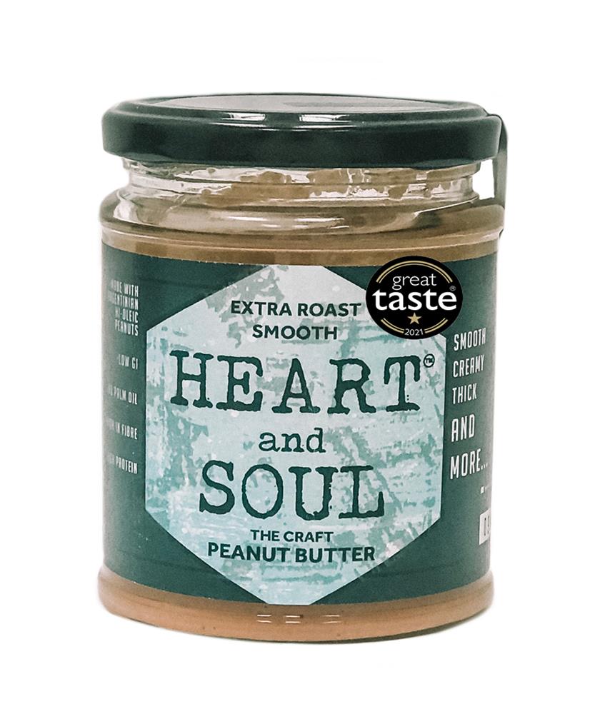 Heart and Soul_Extra Roast Smooth Peanut Butter Jar 280g