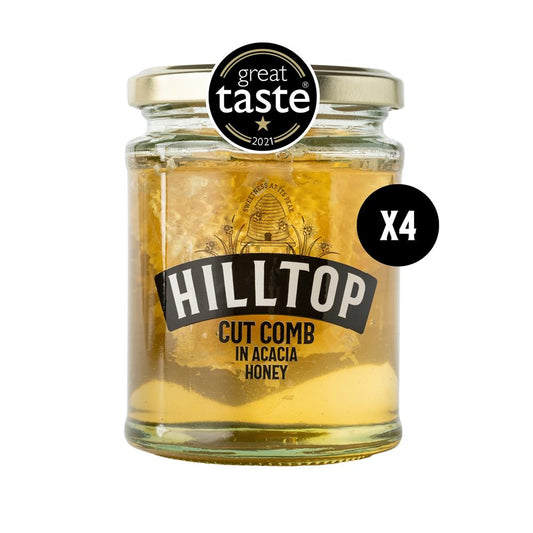 Hilltop Honey_Cut Comb In Acacia Honey 340g
