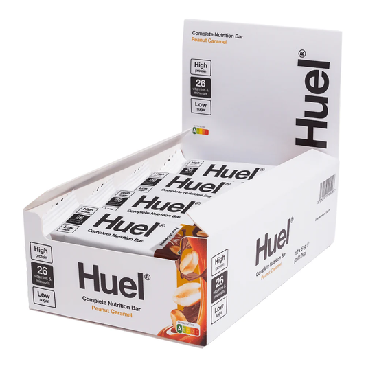 HUEL Complete Nutrition Bar 12x51g Peanut Caramel