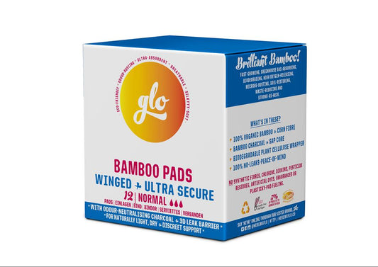 Here We Flo_Bamboo Pads for Sensitive Bladder/Incontinence 10pads