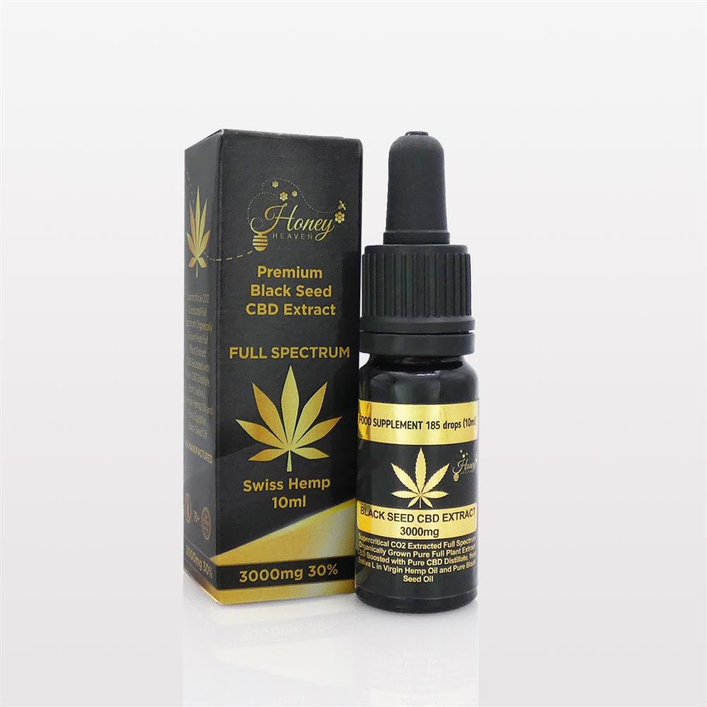 Honey Heaven_Premium Black Seed CBD Oil 1500mg 15% 10ml