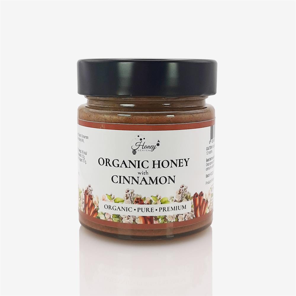Honey Heaven_Organic Honey with Cinnamon 300g