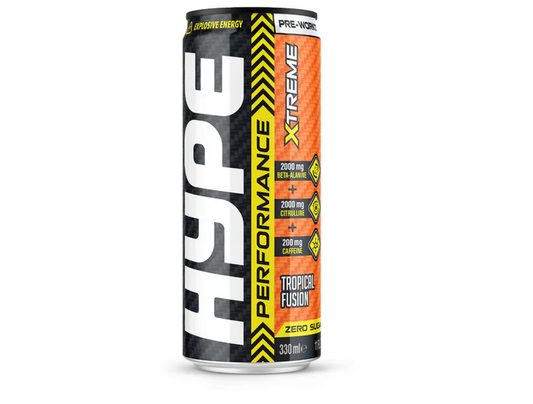 HYPE Pre Workout RTD 24x330ml Tropical