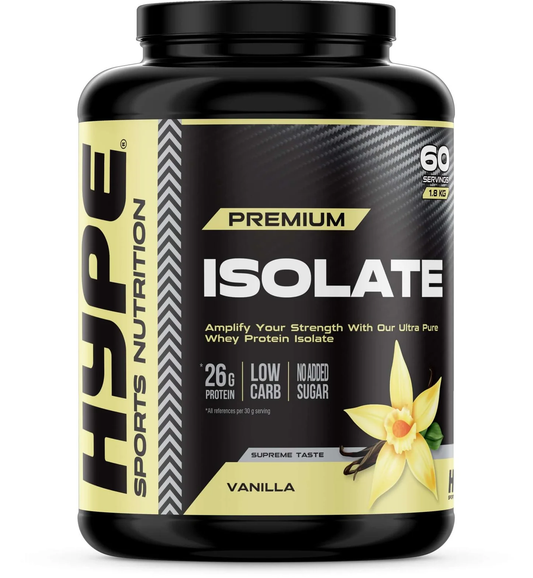 HYPE Whey Isolate 1.8kg Vanilla