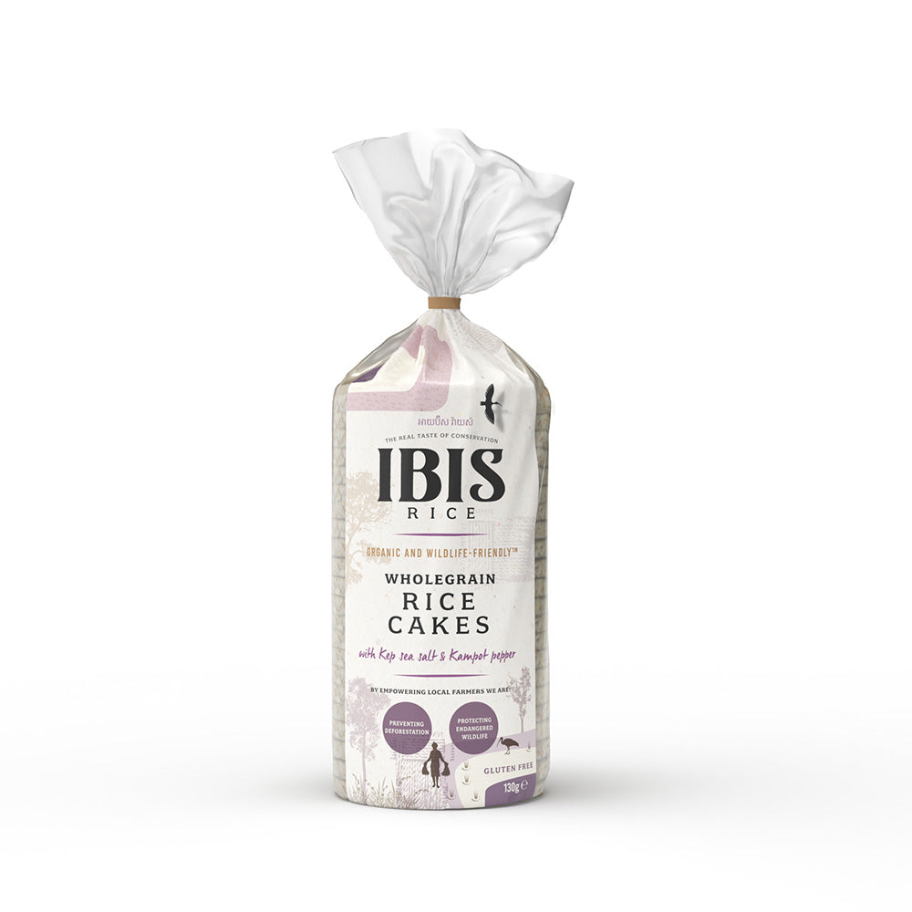 Ibis Rice_Organic Rice Cakes Salt & Pepper 130g