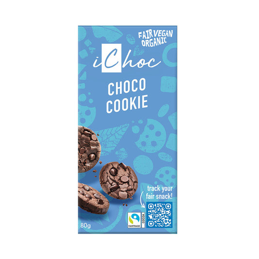 iChoc_Choco Cookie Chocolate Vegan Organic 80g