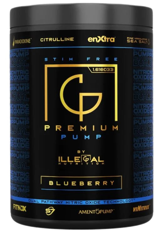 Illegal Nutrition Premium Pump V2 (Stim-Free) 375g Blueberry