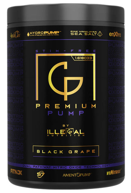 Illegal Nutrition Premium Pump V2 (Stim-Free) 375g Blueberry