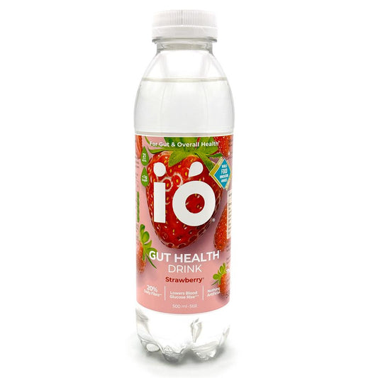 io fibrewater_Strawberry 500 ml - prebiotic fibre water still-pack of 6