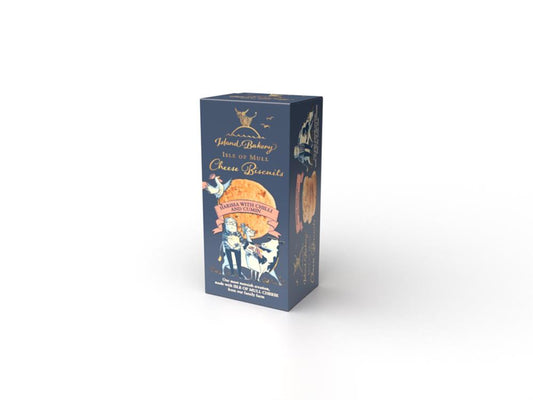 Island Bakery_Isle of Mull Cheese Biscuits Harissa with Chilli and Cumin 100g-pack of 4