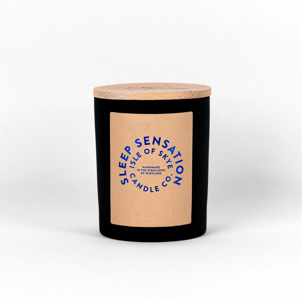 Isle of Skye_Sleep Sensation Black Natural Wax Candle 9.5cm x 8cm x 8cm