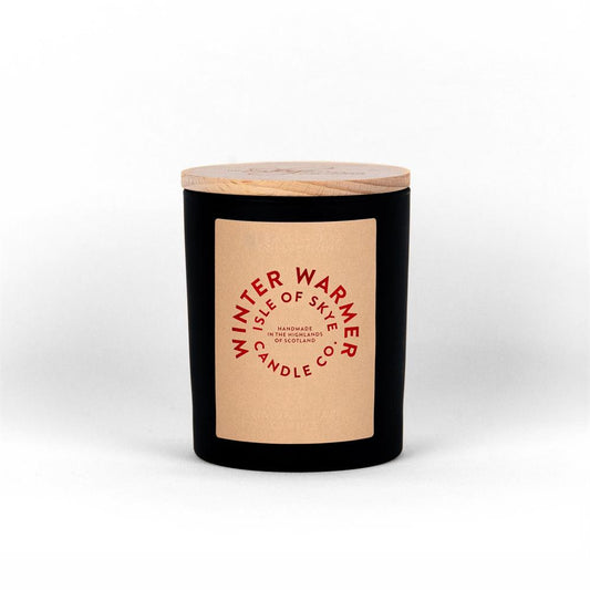 Isle of Skye_Winter Warmer Black Natural Wax Candle 9.5cm x 8cm x 8cm