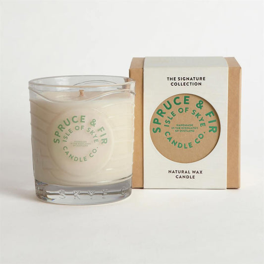 Isle of Skye_Spruce & Fir Island Natural Wax Candle 9.1cm x 8.2cm x 8.2cm