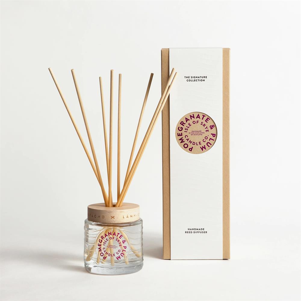 Isle of Skye_Pomegranate & Plum Reed diffuser 27cm x 8.5cm x 8.5cm