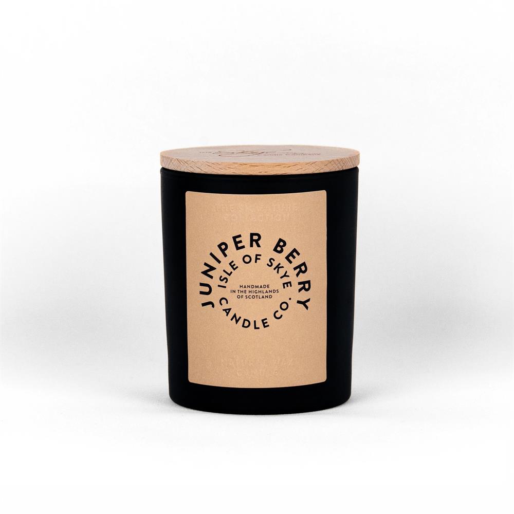 Isle of Skye_Juniper Berry Black Natural Soy Wax Candle 9.5cm x 8cm x 8cm