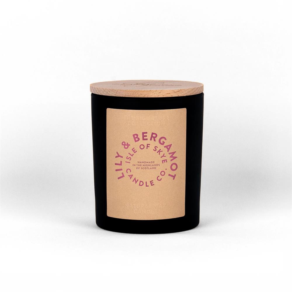 Isle of Skye_Lily & Bergamot Natural Wax Candle 9.5cm x 8cm x 8cm