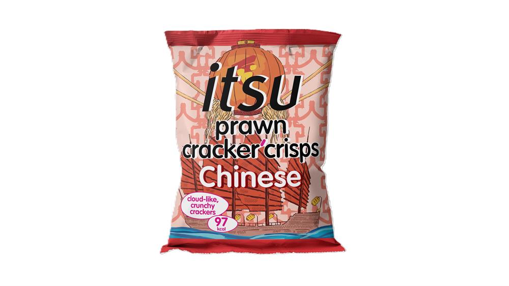 Itsu_Chinese Hoisin Prawn Cracker Crisps Snack Bag 19g-Pack of 24