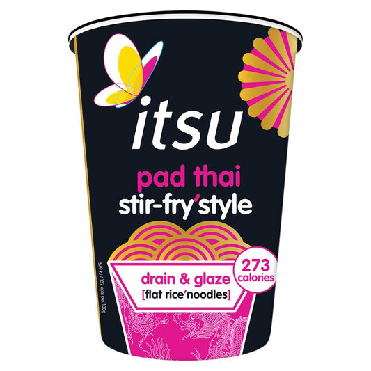 Itsu_Pad Thai Stir Fry Noodles Pot 83g-pack of 2