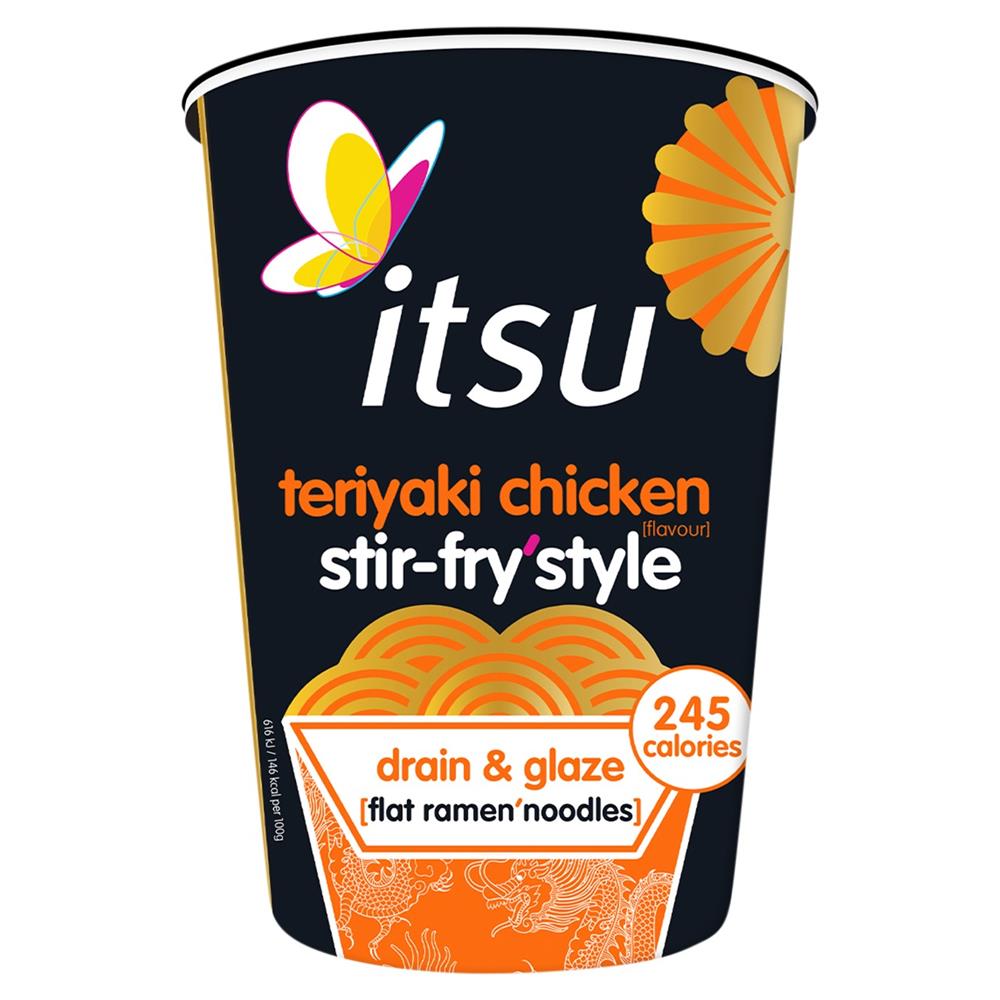 Itsu_Teriyaki Stir Fry Noodle Cup 81g-Pack of 2