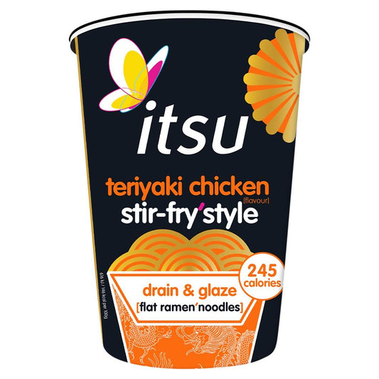 Itsu_Teriyaki Stir Fry Noodle Cup 81g-Pack of 2