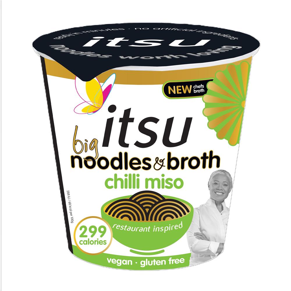Itsu_Chilli Miso Noodles Big Pot 98g-pack of 4