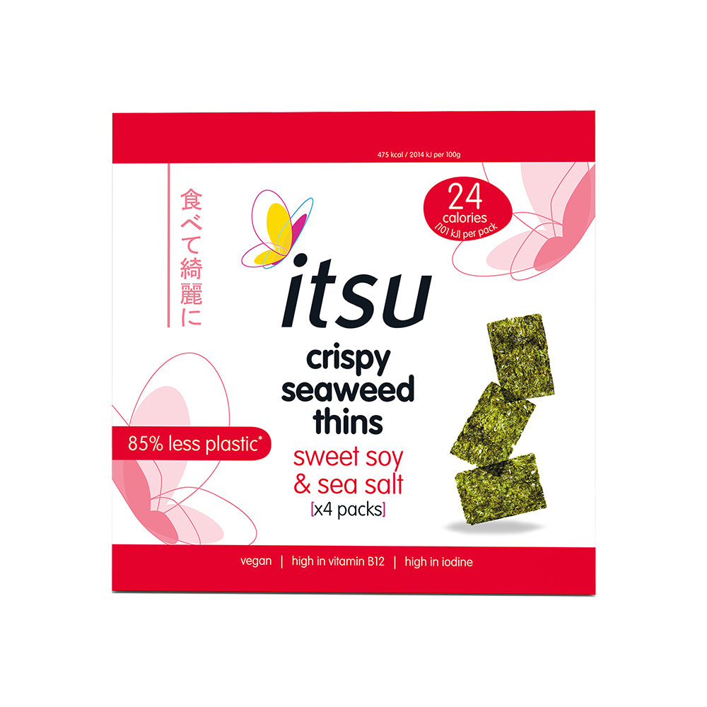 Itsu_Sweet Soy & Sea Salt Seaweed Multipack 4x5g NEW TRAYLESS