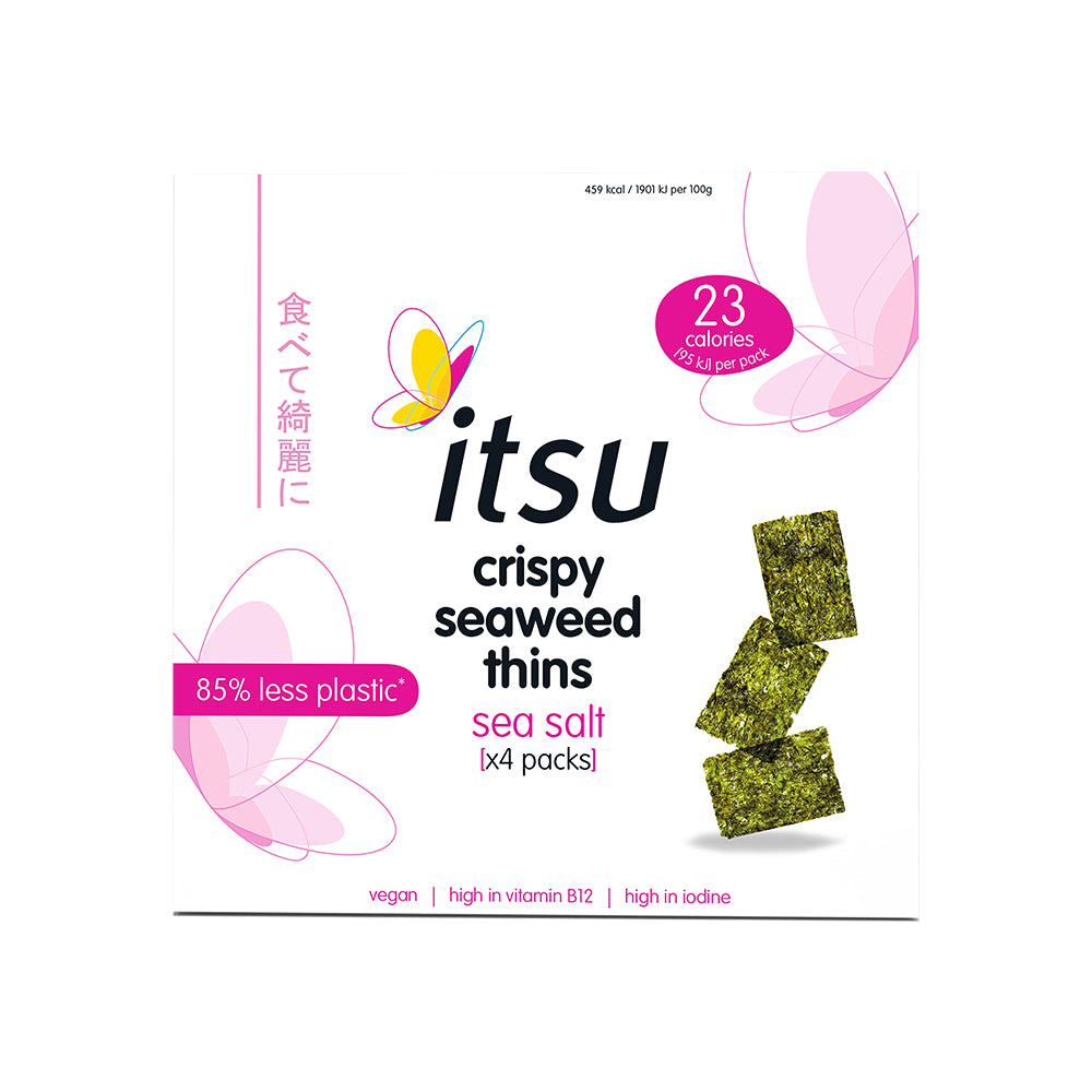 Itsu_Crispy Sea Salt Seaweed Thins Multipack 4x5g NEW TRAYLESS