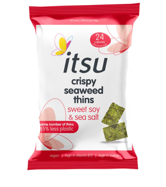 Itsu_Sweet Soy & Sea Salt Crispy Seaweed Thins 5g-Pack of 20
