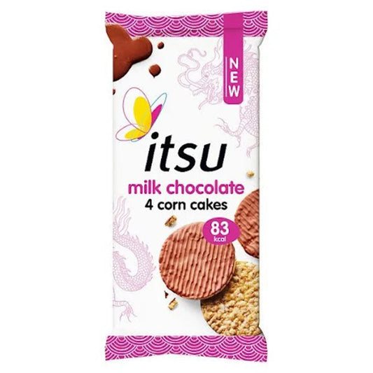 Itsu_Milk Chocolate 4 Corn Cakes 68g-Pack of 2