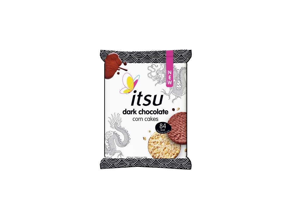 Itsu_Dark Choc Corn Cakes 34g-pack of 15