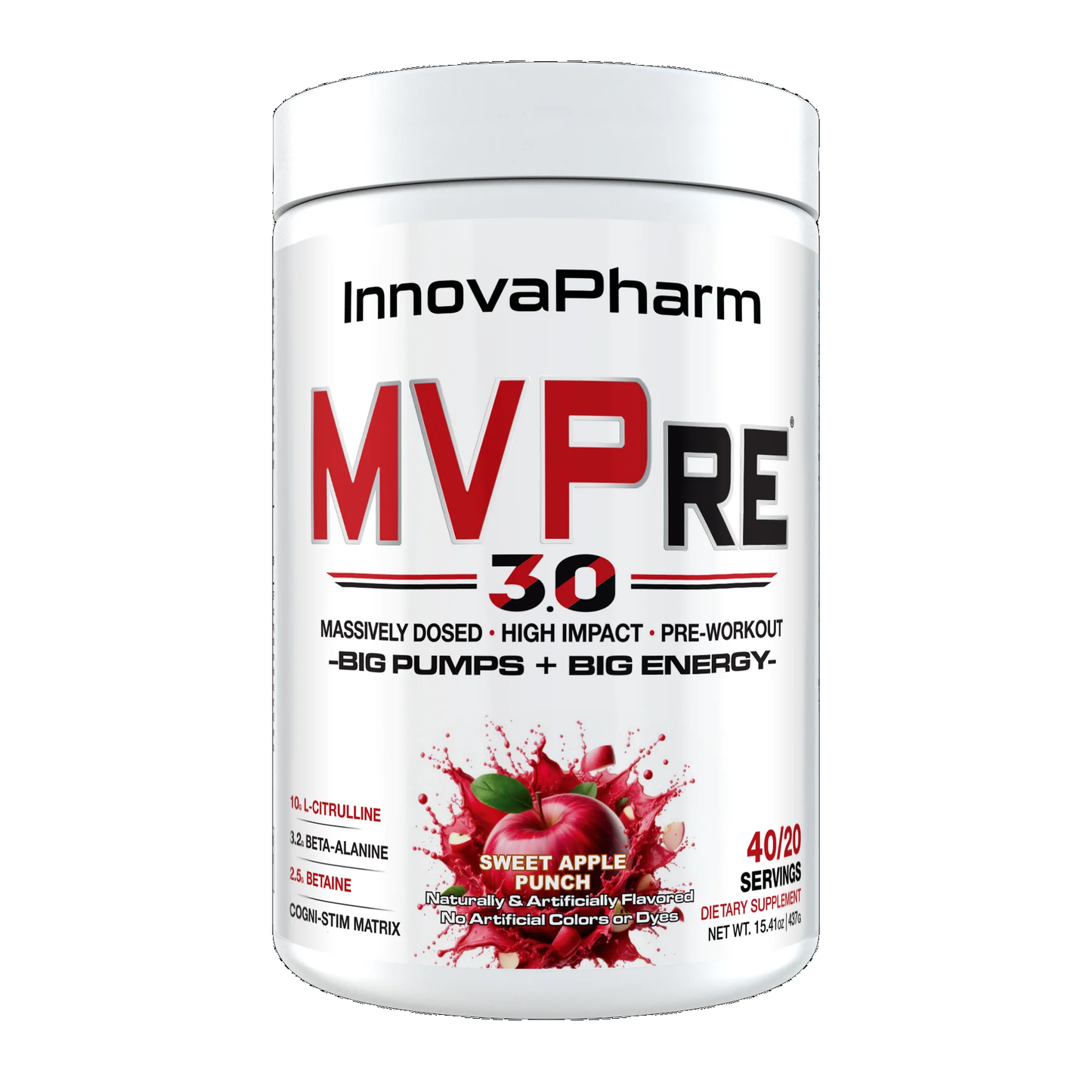 Innovapharm MVPRE 3.0 437g Sweet Apple Punch