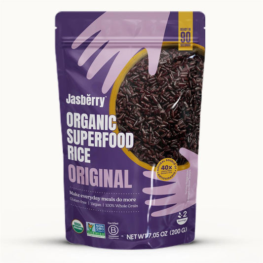 Jasberry_Organic Superfood Rice 200g (Ready to Eat)-Pack of 2