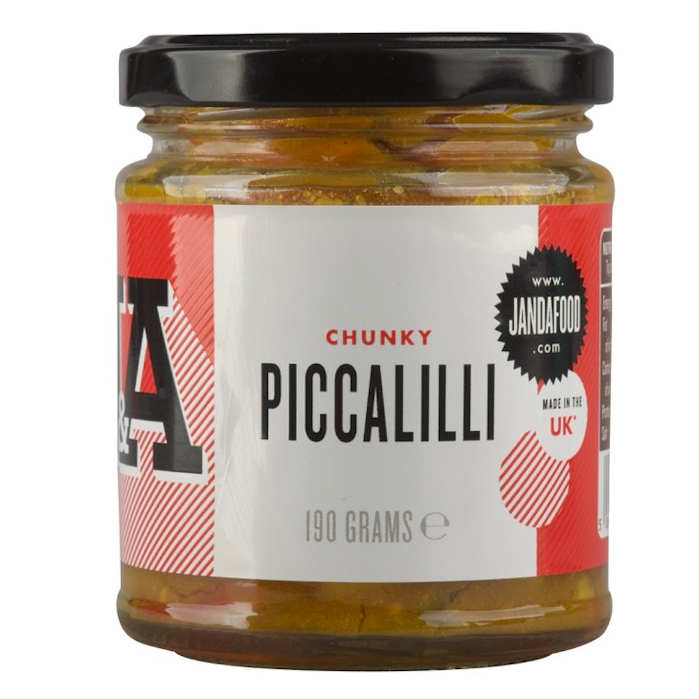Janda Food_J&A Chunky Piccalilli - no onion or garlic 190g