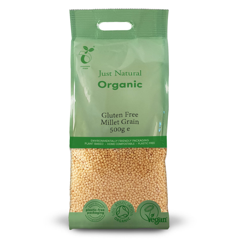 Just Natural Gluten Free_Organic Gluten Free Millet Grain 500g