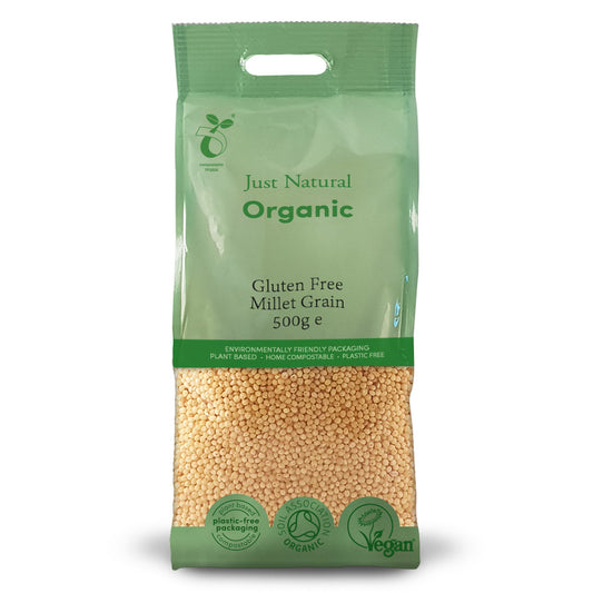 Just Natural Gluten Free_Organic Gluten Free Millet Grain 500g