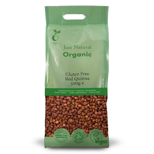 Just Natural Gluten Free_Organic Gluten Free Red Quinoa 500g