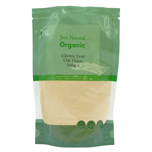 Just Natural Gluten Free_Organic Gluten Free Oat Flour 500g