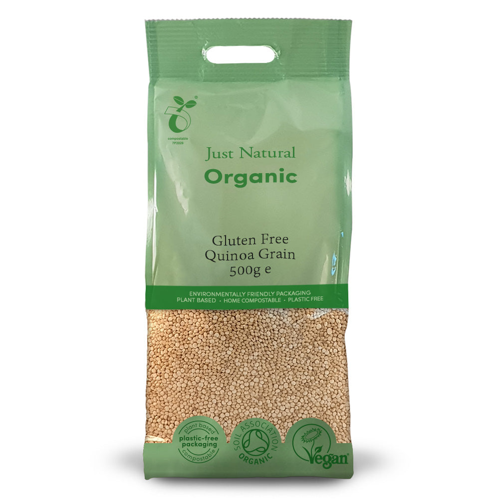 Just Natural Gluten Free_Organic Gluten Free Quinoa Grain 500g