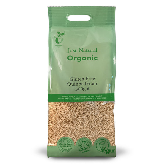 Just Natural Gluten Free_Organic Gluten Free Quinoa Grain 500g