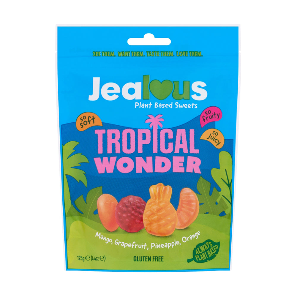 Jealous Sweets_Tropical Wonder Plant Based Sweets 125g-pack of 10