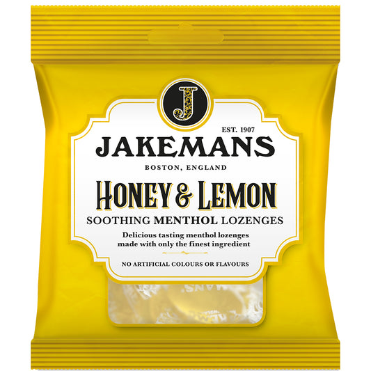 Jakemans_Honey & Lemon 73g 12 Pack-pack of 6